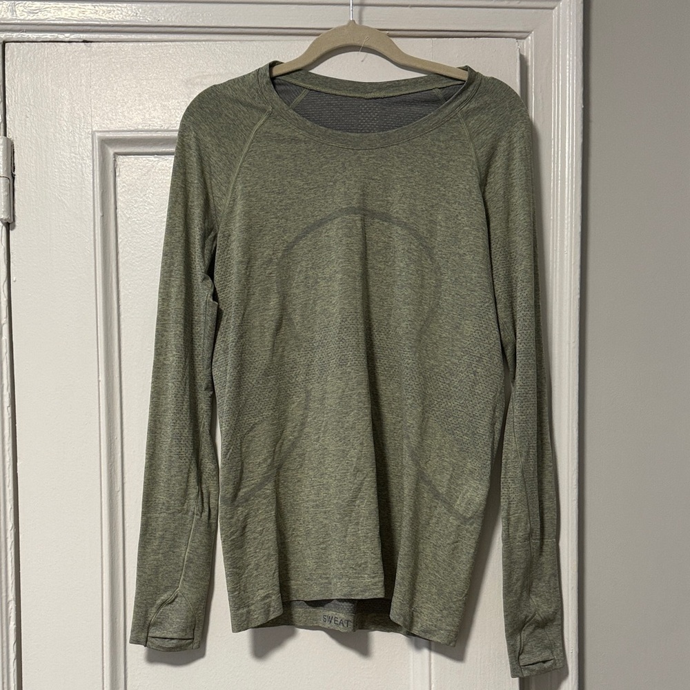 lululemon athletica Long Sleeve Top - Olive Green